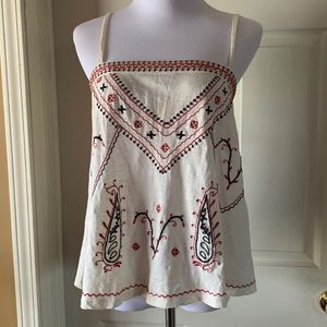 Maurices embroidered tank top